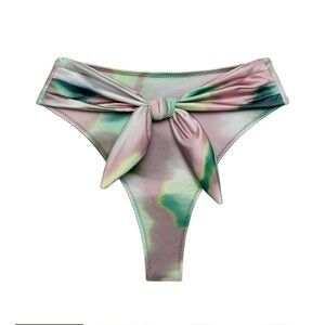 NWT MONTCE SILK TIE PAULA TIE UP BIKINI BOTTOMS